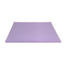 Giselle Bedding 5cm Lavender-Infused Memory Foam Mattress Topper, Breathable Egg Crate Design, Double Size