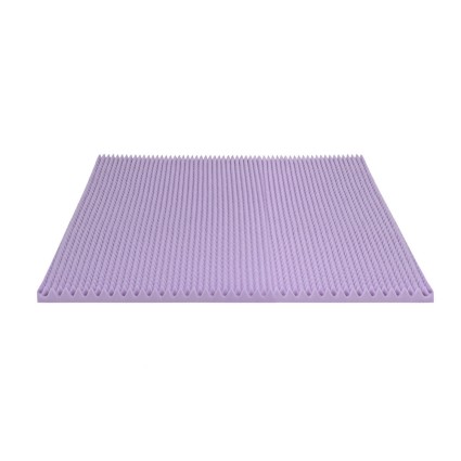 Giselle Bedding 5cm Lavender-Infused Memory Foam Mattress Topper, Breathable Egg Crate Design, Double Size
