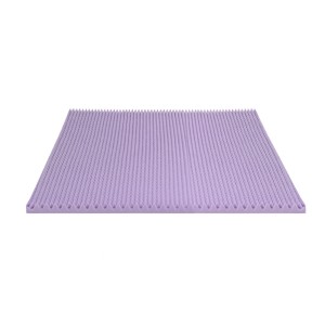 Giselle Bedding Queen 5cm Lavender-Infused Memory Foam Mattress Topper - Breathable Egg Crate Design for Deep Sleep