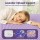 Giselle Bedding Queen 5cm Lavender-Infused Memory Foam Mattress Topper - Breathable Egg Crate Design for Deep Sleep