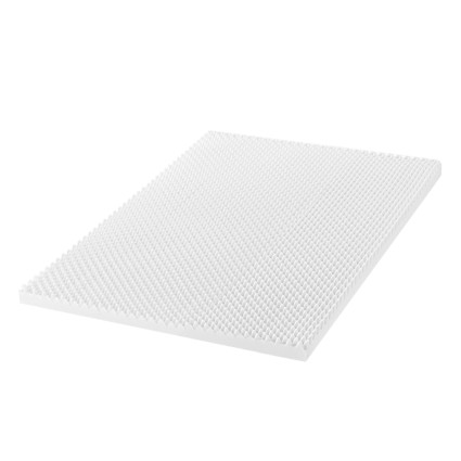 Giselle Bedding Memory Foam Mattress Topper King Single 5cm Egg Crate Design, High-Density, Cooling, Anti-Bacterial