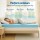 Giselle Bedding 12cm Memory Foam Mattress Topper King Single, Cool Gel, Bamboo Cover, Ventilated, Pressure Relief