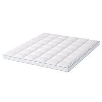 Giselle Bedding King Mattress Topper 10cm Pillowtop Bamboo Microfibre Cover, Hypoallergenic, Diamond Quilted