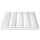 Giselle Bedding Queen Mattress Topper 10cm Pillowtop Bamboo Blend, Microfibre Cover, Hypoallergenic, White