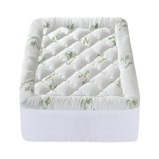 Giselle Bedding 5cm Pillowtop Mattress Topper, Single - Bamboo Cover, 1000GSM Filling, Breathable & Machine-Washable