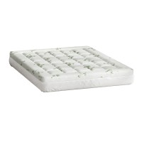 Giselle Bedding Queen Mattress Topper 7.5cm Bamboo Pillowtop, Breathable, Anti-Allergy, Machine Washable