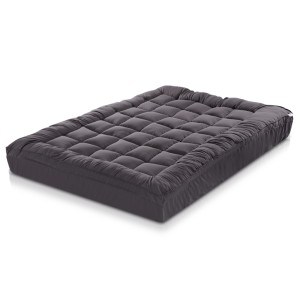 Giselle Bedding King Mattress Topper - 1000GSM Bamboo Charcoal Pillowtop, Memory-Resistant, Anti-Allergy, 45cm Skirt