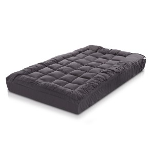 Giselle Bedding Single Mattress Topper - 1000GSM Bamboo Charcoal, Pillowtop, Anti-Allergy, 45cm Skirt, Breathable Design