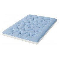 Giselle Bedding 5cm Double-Sided Single Mattress Topper - Cooling & Coral Fleece, 1000GSM, Breathable, Anti-Allergy