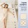 Giselle Bedding Double Latex Topper - 5cm, 100% Natural, 7-Zone Support, Cooling Ice Silk Cover, Breathable & Anti-Slip