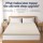 Giselle Bedding Queen Latex Topper - 100% Natural, 7-Zone Comfort, Cool-Touch Cover, 5cm High-Density Support