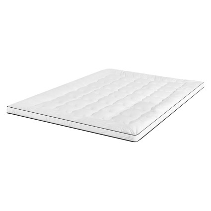 Giselle Bedding Pillowtop Mattress Topper - Double, 500GSM Microfibre, Anti-Allergy, Non-Slip, Baffle Box Design