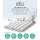Giselle Bedding King Single Mattress Topper – Luxurious Pillowtop, 1000GSM Microfibre, Anti-Allergy, 45cm Elastic Skirt