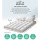 Giselle Bedding Single Mattress Topper - Luxurious Pillowtop with 1000GSM Microfibre, Anti-Allergy, 45cm Skirt