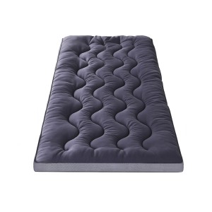 Giselle Bedding 5cm Bamboo Charcoal Single Mattress Topper - Anti-Allergy, Machine-Washable, 3D Quilted Pillowtop