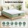 Giselle Bedding LEAF 25cm Queen Memory Foam Mattress, Dual Layer Bamboo Zipper Cover, Cool Charcoal, Firm 7.0