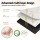 Giselle Bedding Foldable Queen Mattress, 3-Fold High-Density Foam, Bamboo Cover, Breathable Air Mesh, Portable Design