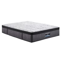 Giselle Bedding Marc 34cm Queen Mattress - 9-Zone Latex Foam, Medium Firm, Pocket Spring, Hypoallergenic