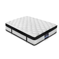 Giselle Bedding 31cm Euro Top Queen Mattress, 5 Zoned Pocket Springs, High Density Foam, Medium Firm, Hypoallergenic