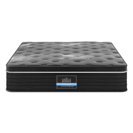 Giselle Bedding Atlas 35cm Queen Mattress - Graphene Memory Foam, Medium-Firm Euro Top, Pocket Spring Support
