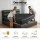 Giselle Bedding 34cm Queen Mattress - 5-Zone Pocket Spring, Egg-Crate Memory Foam, Medium-Firm Euro Top, 4D Mesh Fabric