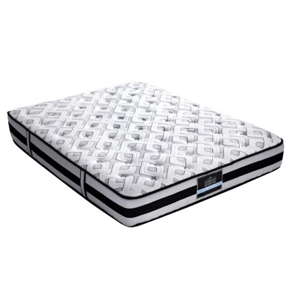 Giselle Bedding Rumba Series 24cm Ultra Firm Queen Mattress with High-Density Foam & Pocket Spring Support