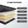 Giselle Bedding 10cm Japanese Floor Mattress Foldable Futon Washable Cover Straps Black 100x200cm 25D