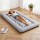 Giselle Bedding 10cm Japanese Floor Mattress Foldable Futon 100x200cm Removable Washable Cover Grey 25D