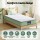Giselle Bedding LEAF Series 25cm Single Memory Foam Mattress - Bamboo Cover, Cool Gel, 7-Zone Charcoal Support