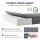 Giselle Bedding Foldable Trifold Mattress Sofa Bed, Grey, High-Density Foam, 184x70x10cm, Washable Cover, Pillow