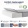Giselle Bedding Foldable Mattress Sofa Bed, 4-Fold High-Density Foam, Plush Cover, Built-In Pillow, 200x90cm, Grey