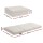 Giselle Bedding 3-Fold Foldable Mattress Sherpa Fleece 190x79cm Portable High-Density Foam Bed Chair Guest Travel
