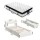 Giselle Single Devon 31cm 5-Zone Pocket Spring Mattress with Artiss Storage Bed Frame Set Medium Support