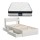 Giselle Single Devon 31cm 5-Zone Pocket Spring Mattress with Artiss Storage Bed Frame Set Medium Support