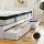 Giselle Single Devon 31cm 5-Zone Pocket Spring Mattress with Artiss Storage Bed Frame Set Medium Support