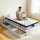 Giselle Single Devon 31cm 5-Zone Pocket Spring Mattress with Artiss Storage Bed Frame Set Medium Support