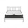 Giselle Single Mattress and Artiss Solid Pine Bed Frame Set White with 16cm Hybrid Bonnell Mattress