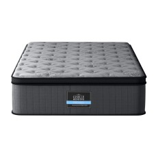 Giselle Bedding Solene 34cm Single Euro Top Mattress - Medium Firm Support, Cool Gel Memory Foam, Hypoallergenic