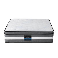 Giselle Bedding LVORY 30cm Single Mattress - Gel Memory Foam, 3-Zone Pocket Springs, Seaqual Fabric, Euro Top Design
