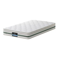 20cm Giselle Bedding King Single Mattress Mint Series with Green Tea Foam, Euro Top, Bamboo Fabric & Pocket Springs