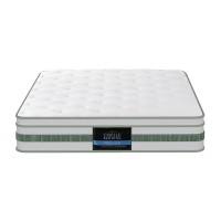 Giselle Bedding Mint Series 20cm Single Mattress - Green Tea Foam, Bamboo Fabric, Euro Top, Medium-Firm Support