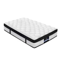 Giselle Bedding Single 31cm Euro Top Mattress with Plush Padding & 5 Zoned Pocket Springs for Ultimate Comfort