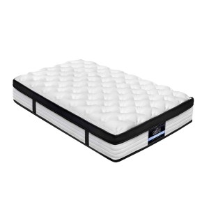 Giselle Bedding Single 31cm Euro Top Mattress with Plush Padding & 5 Zoned Pocket Springs for Ultimate Comfort