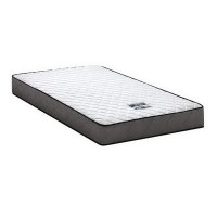 Giselle Bedding 16cm Single Bonnell Spring Mattress - Medium Firm, High-Density Foam, Mite Resistant, Luxurious Fabric
