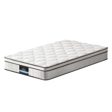 Giselle Bedding Elysium 22cm Single Mattress - Medium-Firm Euro Top, Velvet Fabric, Pocket Spring, Hypo-Allergenic Giselle Bedding Elysium 22cm Single Mattress - Medium-Firm Euro Top, Velvet Fabric, Pocket Spring, Hypo-Allergenic