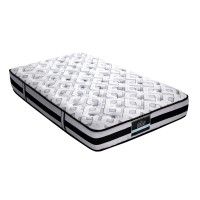 Giselle Bedding Rumba Series Ultra Firm 24cm Tight Top Mattress, Single Size, High-Density Foam & Pocket Spring Support
