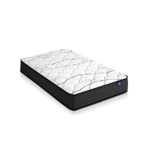 Giselle Bedding 16cm Medium Firm Single Bonnell Spring Mattress - High-Density Foam, Hypo-Allergenic, Great Support