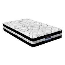 Giselle Bedding 30cm Medium Firm Single Mattress - Euro Top, Pocket Spring, High-Density Foam, Dust Mite Resistant