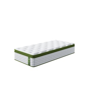 BedStory 34cm Single Latex Hybrid Mattress - Medium Firm 5-Zone Pocket Spring for Pressure Relief & Motion Isolation