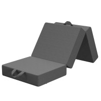 BedStory Small Single Folding Trifold Mattress - Firm Foam Support, Washable Cover, Portable for Camping & Travel